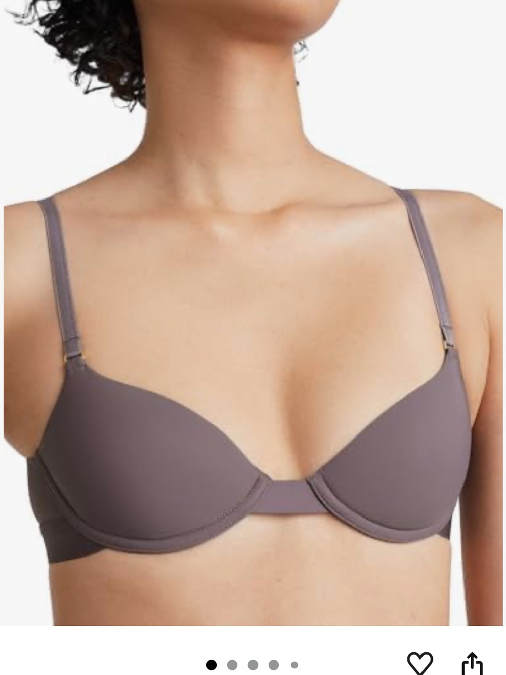 PEPPER t-shirt bra 34A - black
